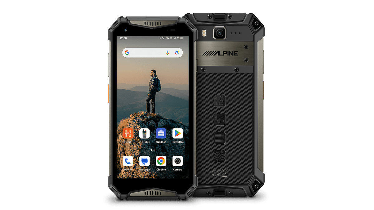 Alpine HX-Z6 Hema rugged smartphone navigator and UHF communicator