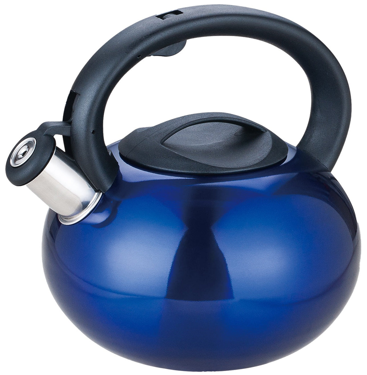 Royal Kitchenware Deluxe 2.5L Stainless Steel Whistling Kettle – Blue