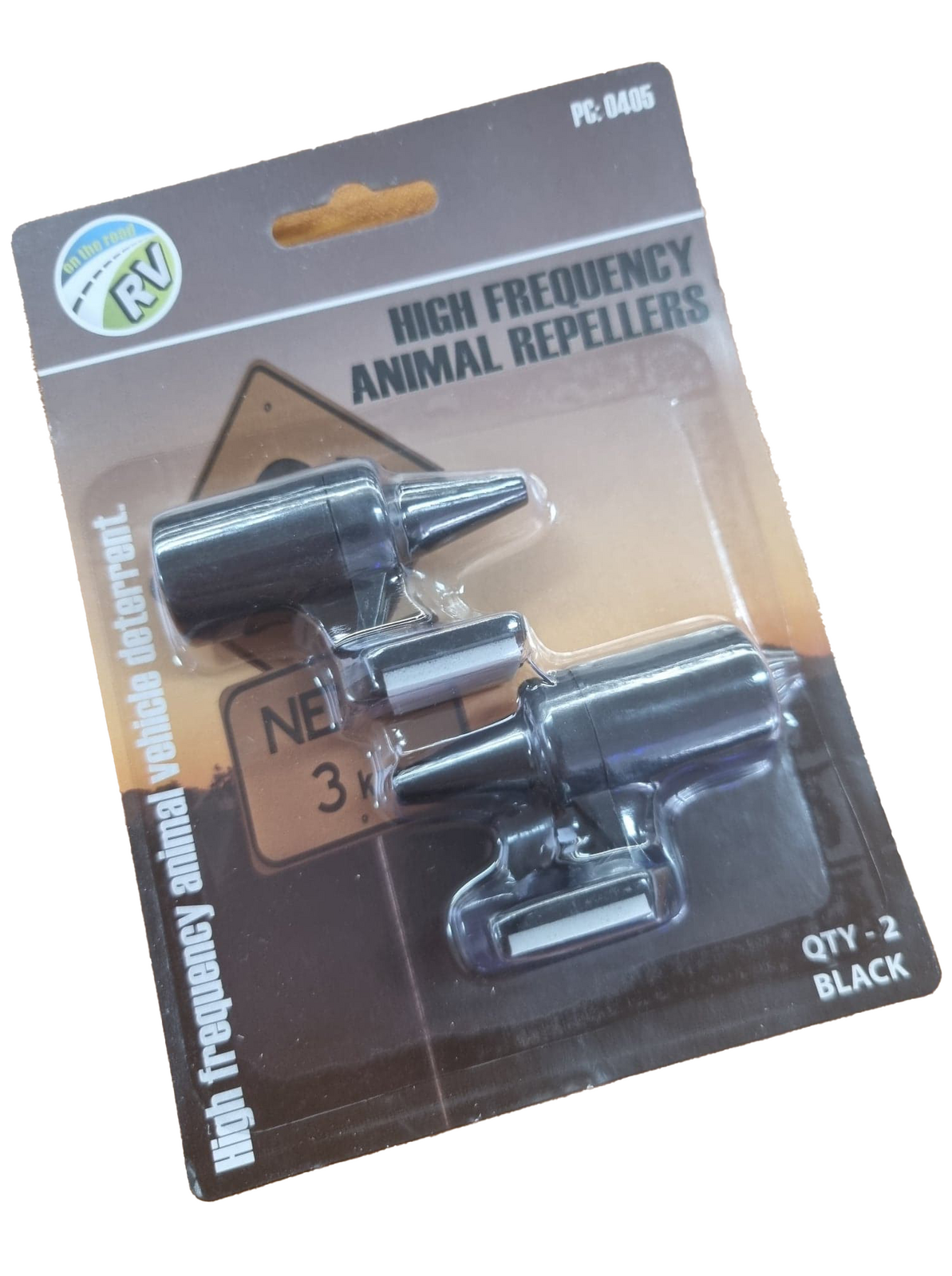 On The Road RV High-Frequency Animal Repellers – Black