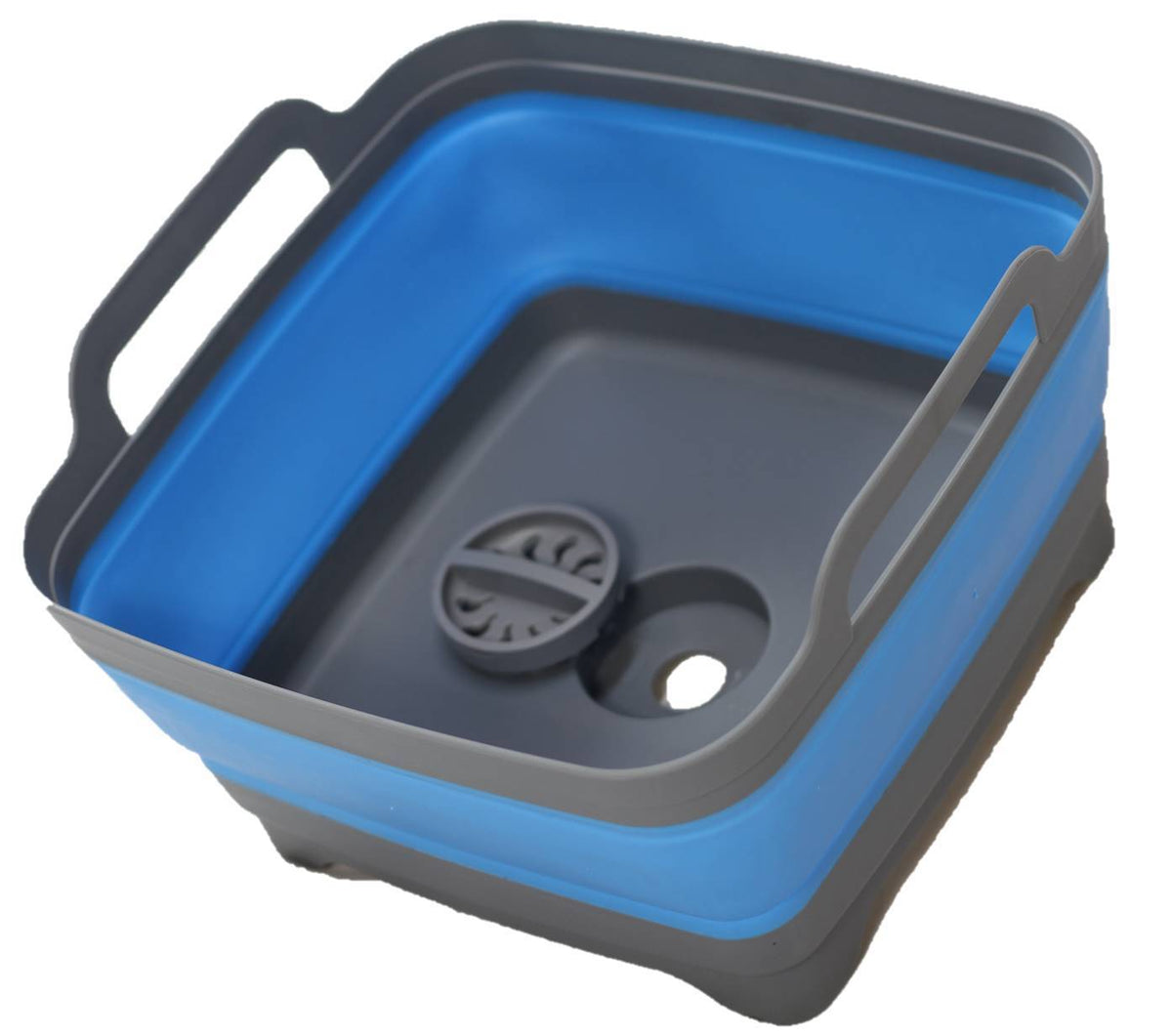 Collapsible Space Saving Products Sink with Drain Plug – Blue