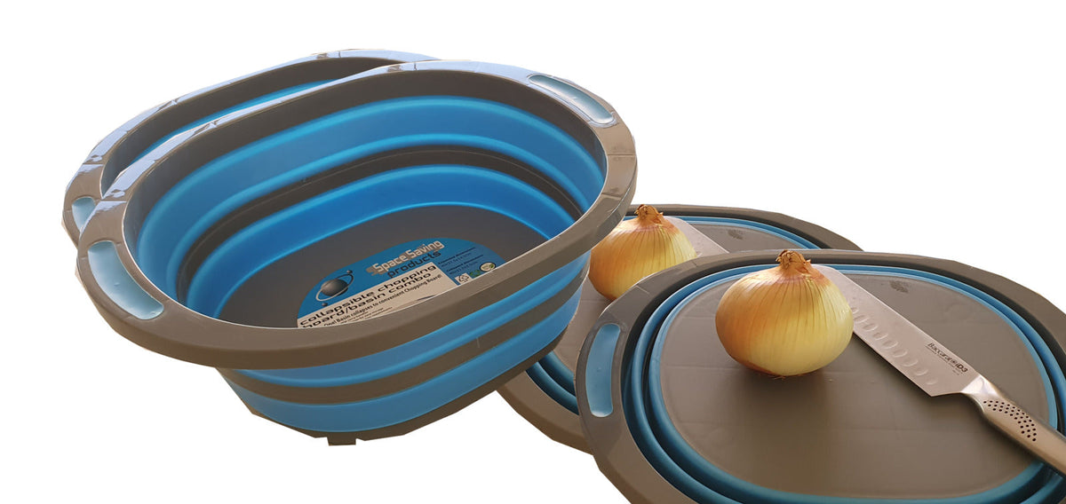 Collapsible Space Saving Products Chopping Board & Basin Combo