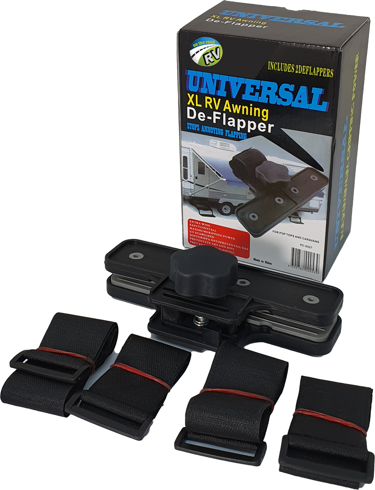 On The Road RV Universal Awning Deflappers – Pair