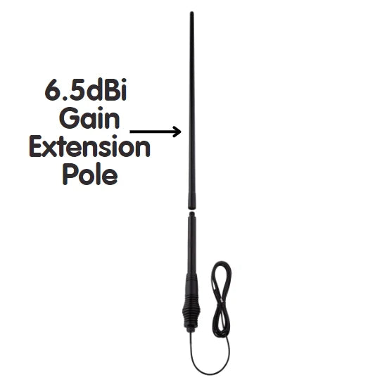 ORICOM - ANU1200 2-in-1 All-Terrain UHF CB Antenna for low/high gain (3dbi/6.5dbi)