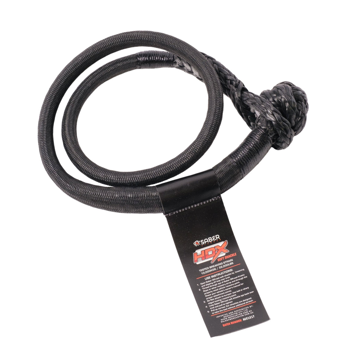 SaberPro HDX Soft Shackle with Technora Binding - 10K - Long - product image