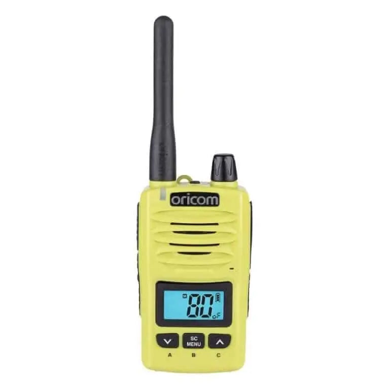 ORICOM - DTX600LME Waterproof IP67 5 Watt Handheld UHF CB Radio (Lime)