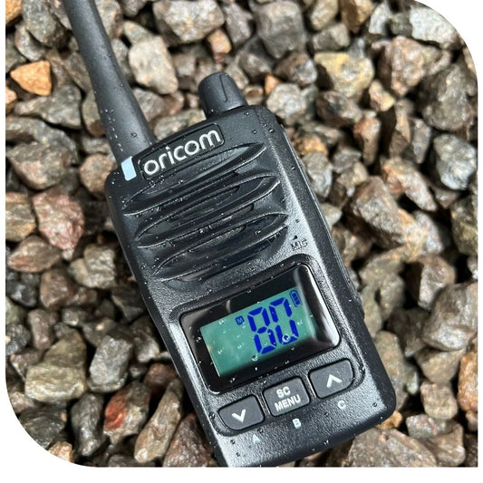 ORICOM - DTX600 Waterproof IP67 5 Watt Handheld UHF CB Radio (Black)