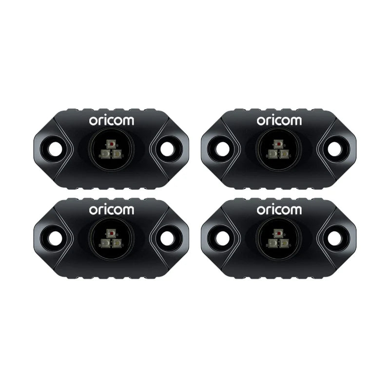 ORICOM - RKLBT4RGB LED Rock Light 4 Pack (RGB)