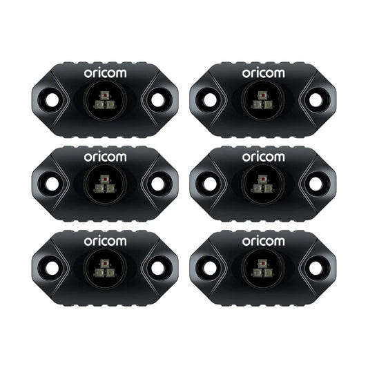 ORICOM - RKLBT6RGB LED Rock Light 6 Pack (RGB)