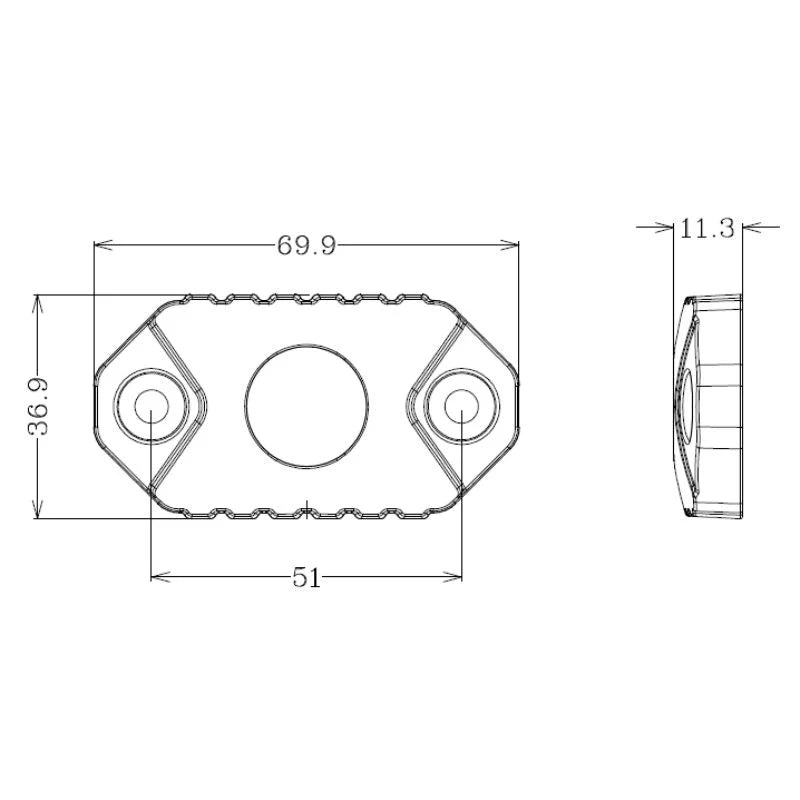 ORICOM - RKLBT6RGB LED Rock Light 6 Pack (RGB)