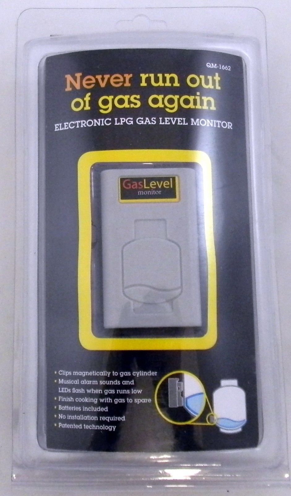 Australian RV electronic LPG gas level monitor SKU 0210