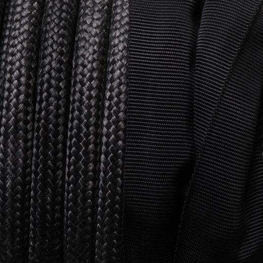 Saber Double Braided Winch Rope - 8K - 30M - Black - image 2