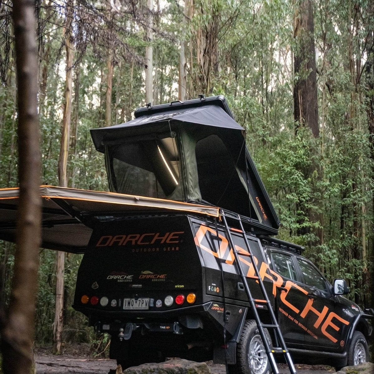 Darche Solar roof top tent open