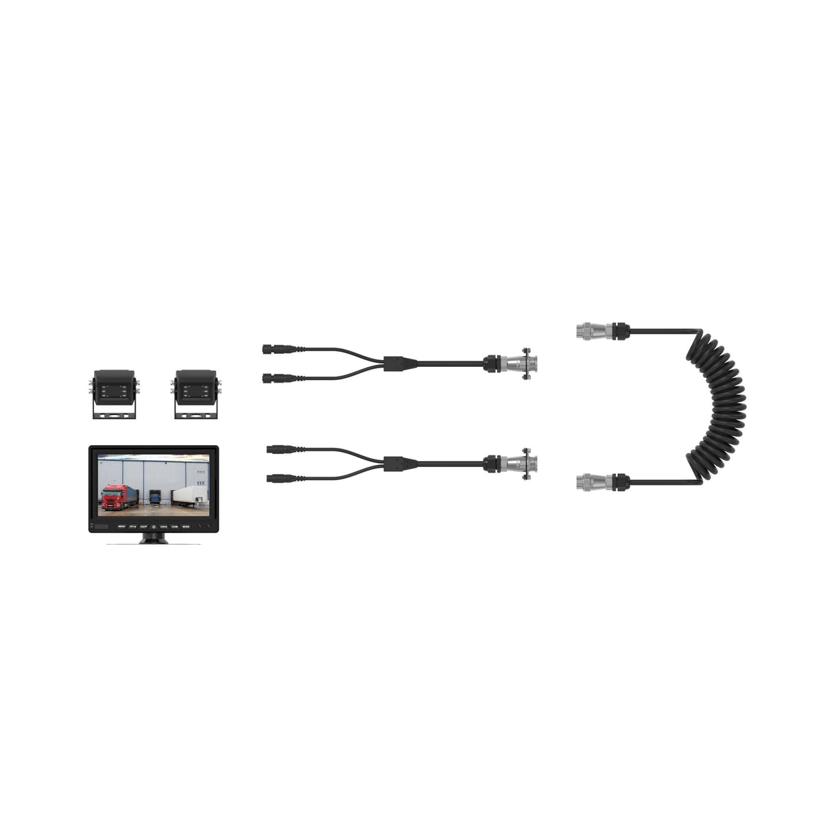HM-WOZCBL 2 Metre Heavy Duty Coil Trailer Woza Cable