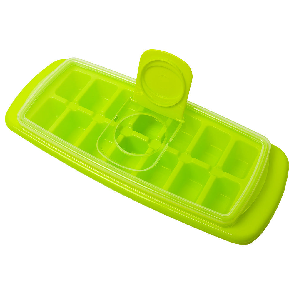 On The Road RV Ice Cube Tray with Cover – Green