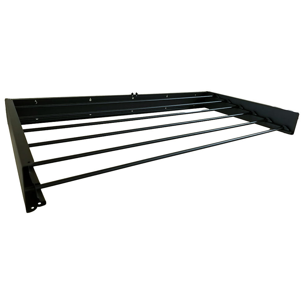 On The Road RV wall mounted clothes airer 100cm black SKU 0093