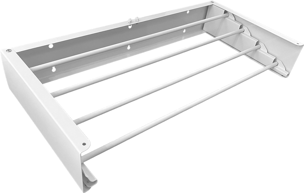 On The Road RV wall mounted clothes airer 100cm white SKU 0093W