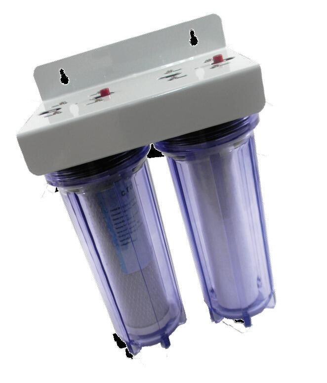 RV FLOMASTER Twin Water Filter Housing
