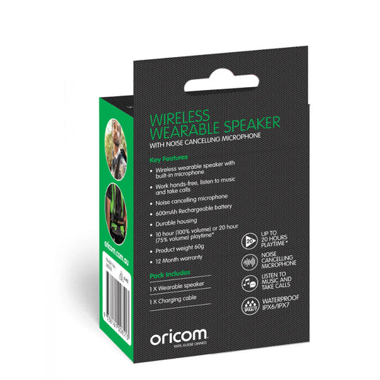 ORICOM - WBS01 Wireless wearable speaker