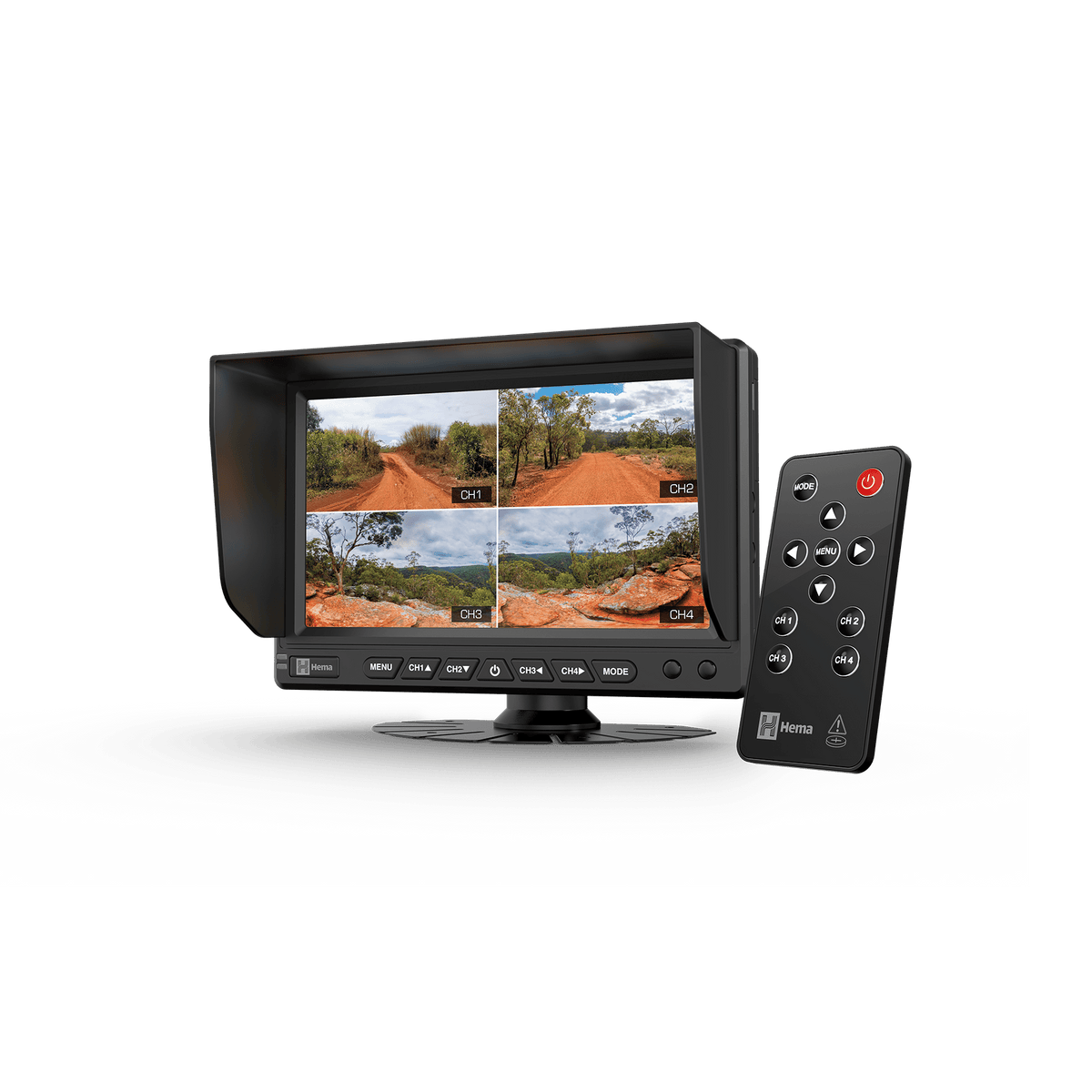 HEMA HM-MNT reversing monitor for 4WD, caravan and trailer camera systems