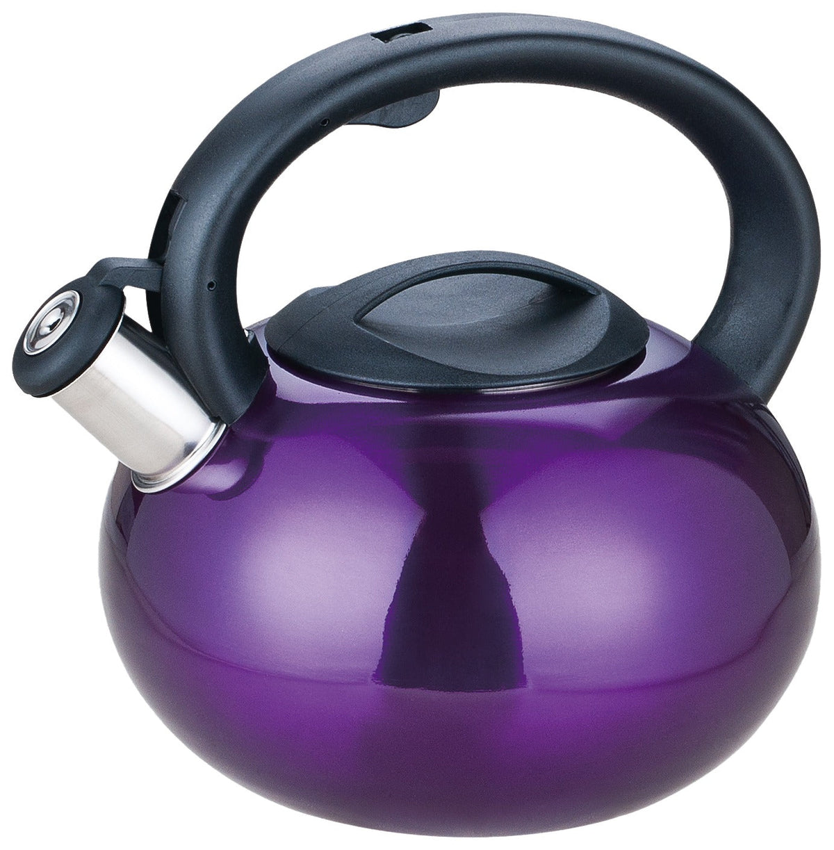 Royal Kitchenware Deluxe 2.5L Stainless Steel Whistling Kettle – Purple
