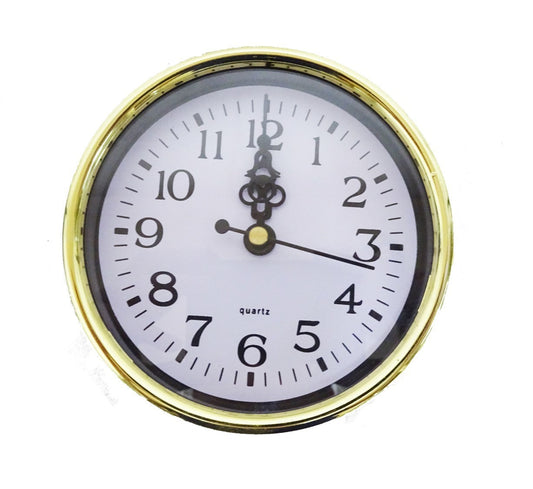 Australian RV 10cm Quartz Wall Clock – Gold