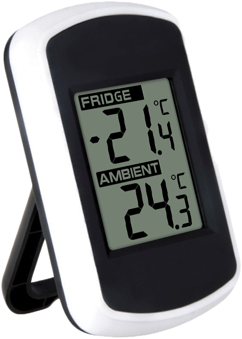 On The Road RV Wireless Dual-Zone Fridge Thermometer