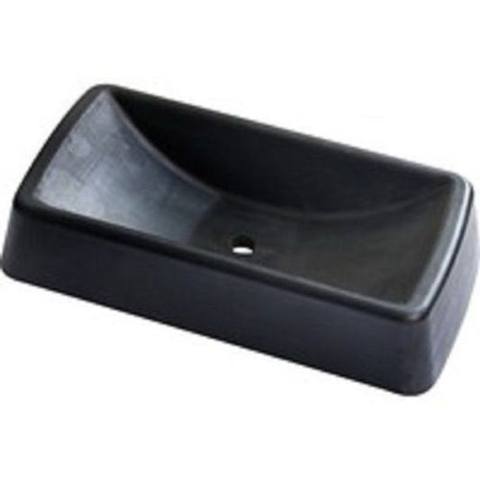 Australian RV XL Rubber Jockey Wheel Receiver 10in