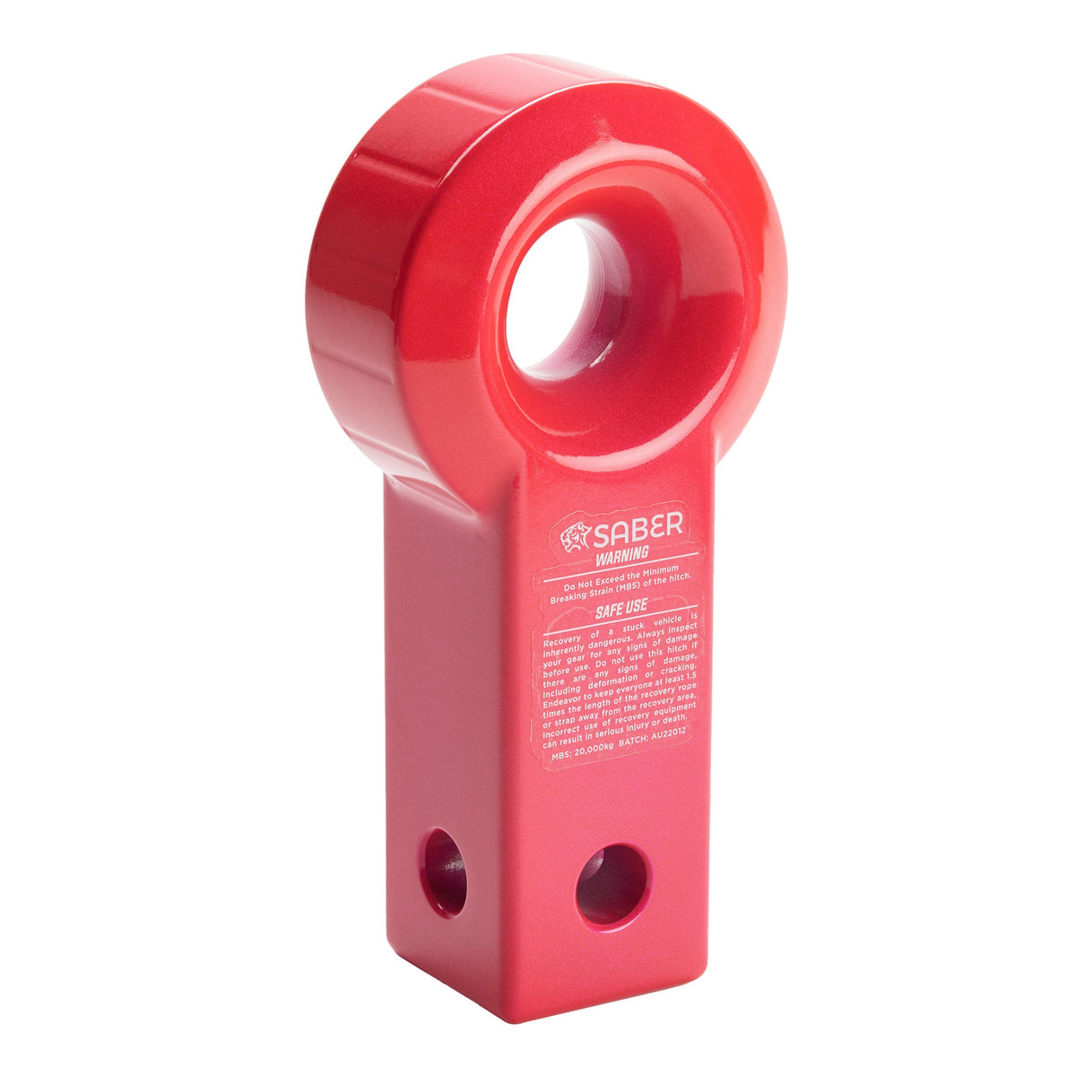 Saber Aluminium Recovery Hitch - Prismatic Pink - product image