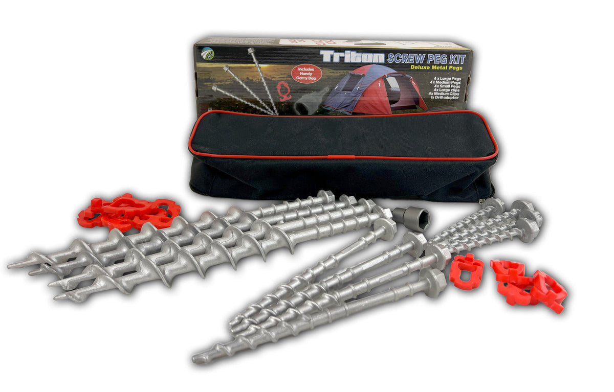 On The Road RV deluxe metal screw peg kit