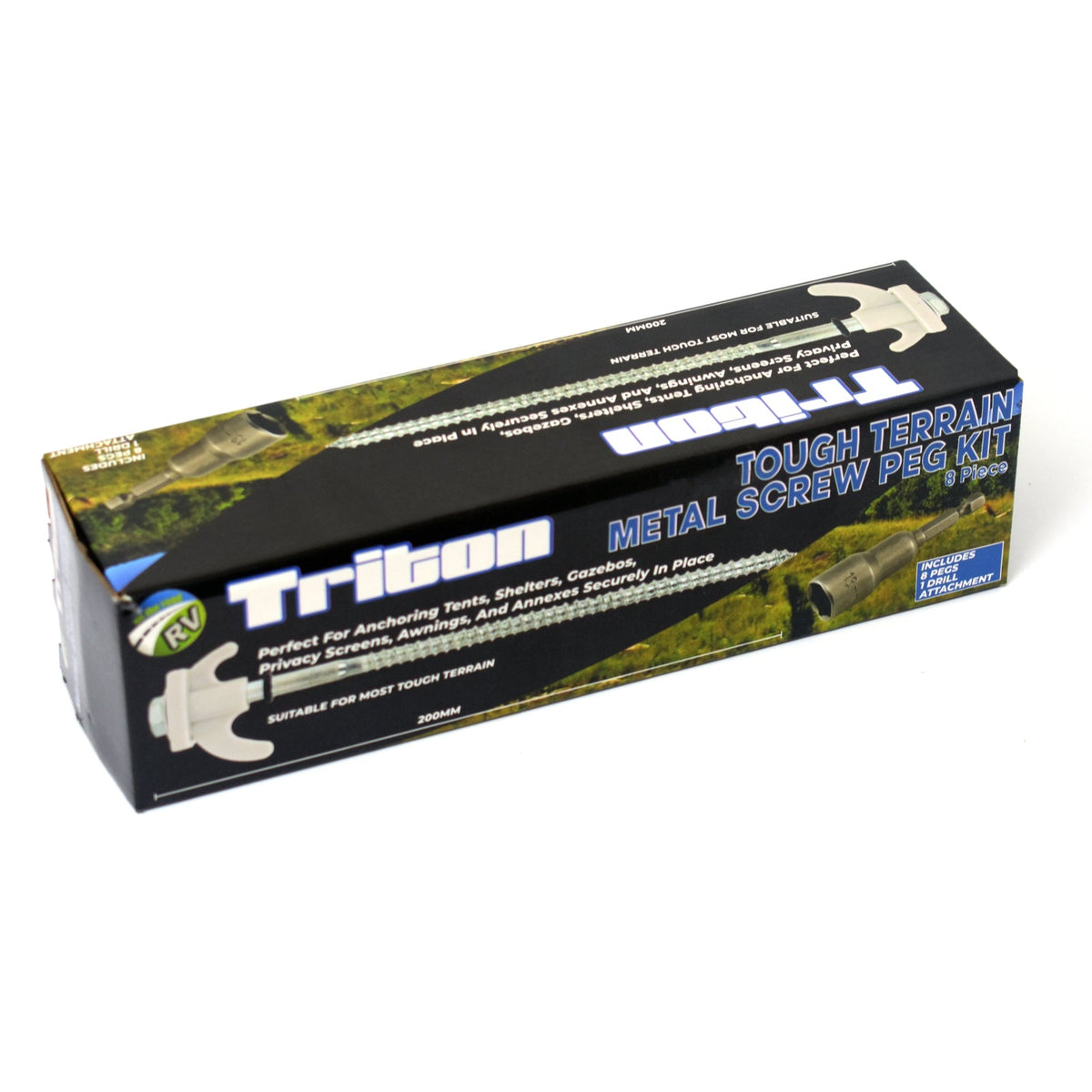 On The Road RV tough terrain metal screw peg kit