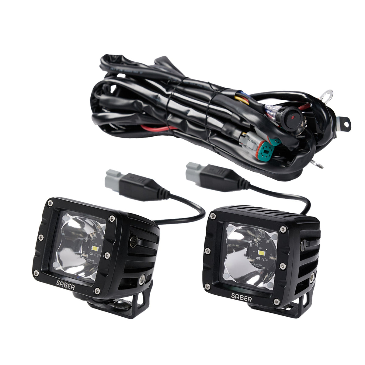 Saber RGB Work Lights - Pair - Including Harness - product image