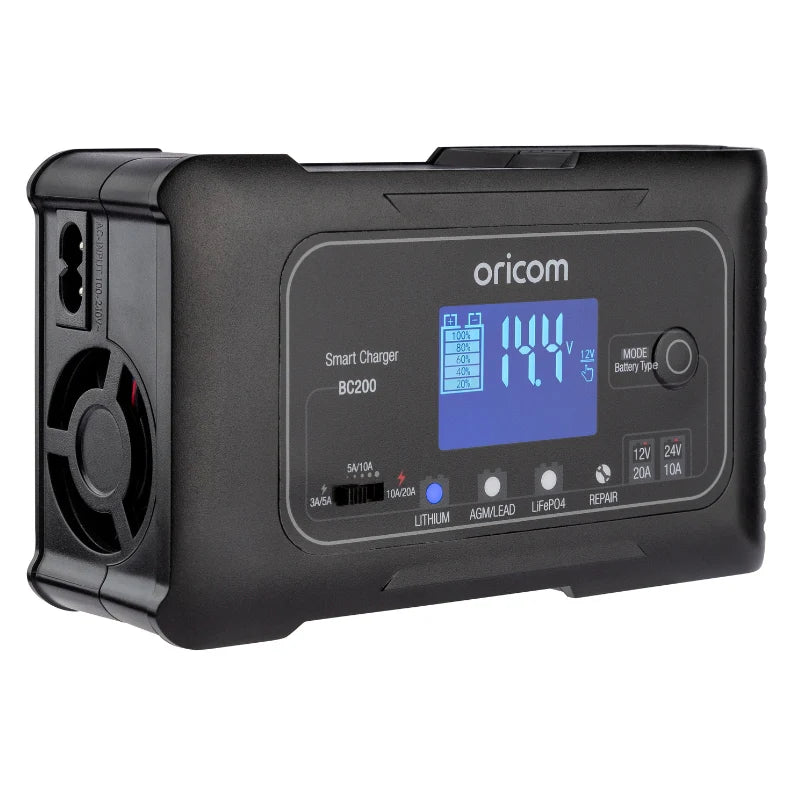 ORICOM - BC200 20Amp Battery Charger and Maintainer