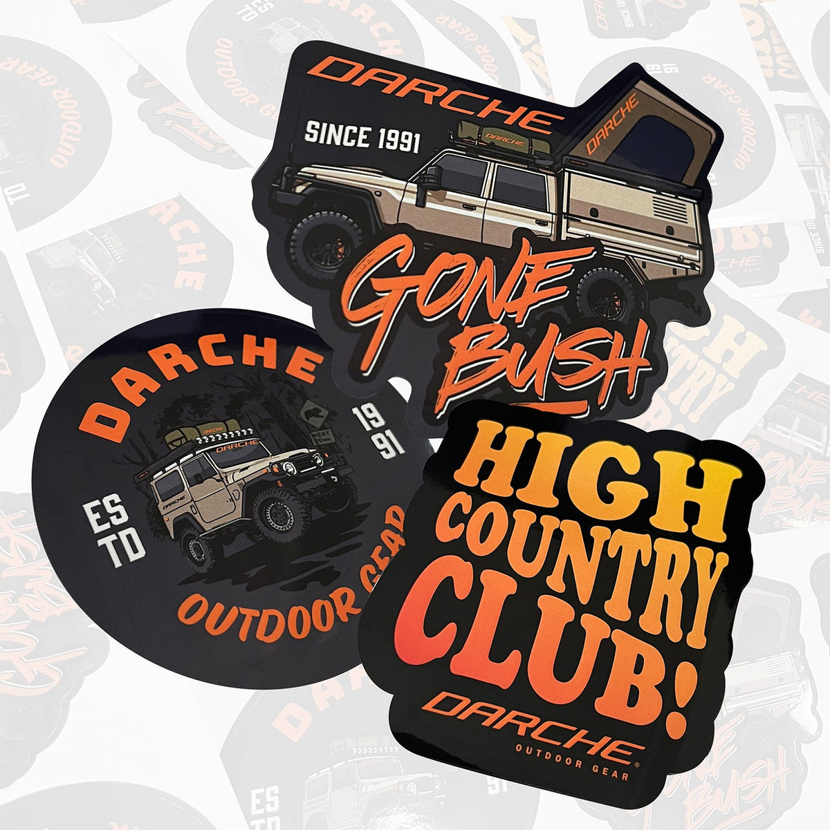 Darche Graphic Sticker Set