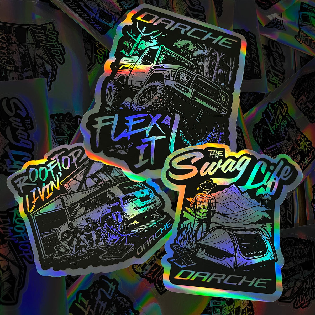 Darche Holographic Sticker Set