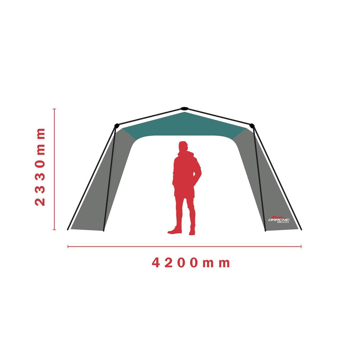 KOZI COMPACT SHELTER - DARCHE®