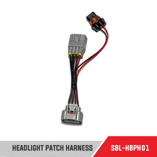 Saber High Beam Patch Harness | Toyota Hilux N80 to 2020  Fitted with Factory Bi-LED Headlights  (8 pin) - product image