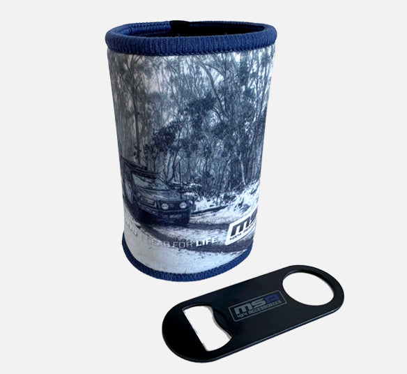 Stubbie Cooler Snow with Bottle Opener – MSA MKT442