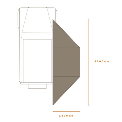 ECLIPSE 180V VERSATILE AWNING - DARCHE®