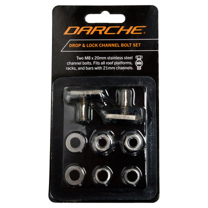 Drop Lock Channel Bolt Set
