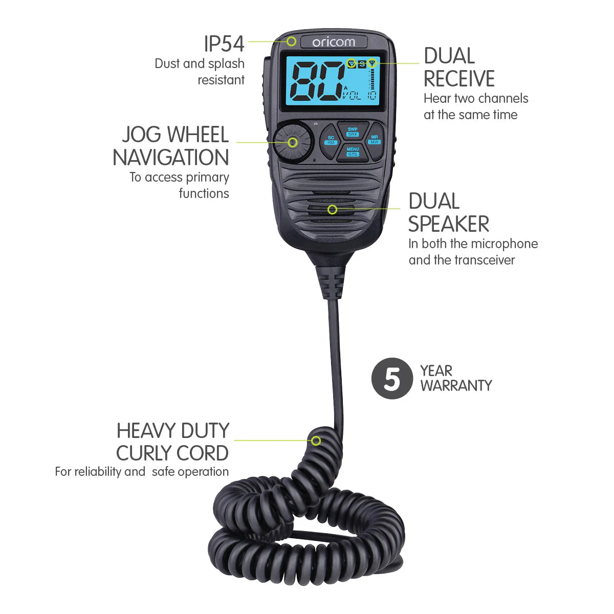 ORICOM - DTX4200XPK IP54 DUAL RECEIVE Ultimate 4x4 Touring Pack