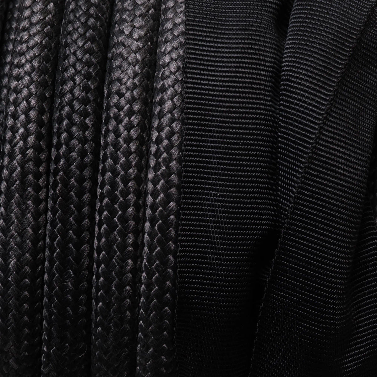 Saber Double Braided Winch Rope - 8K - 30M - Black - image 2