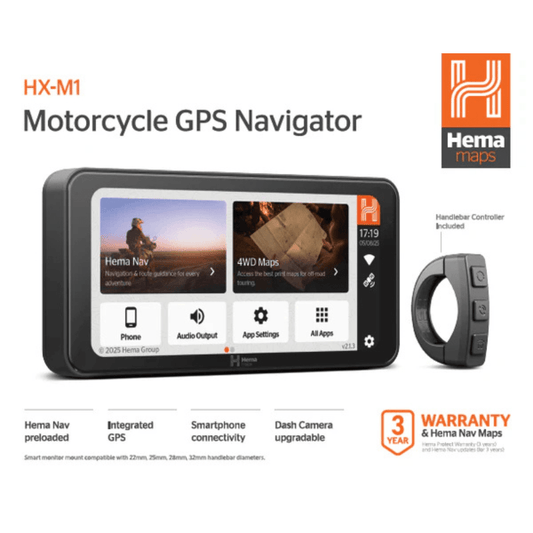 Hema Maps Motorbike GPS Smart Navigator (HX-M1)