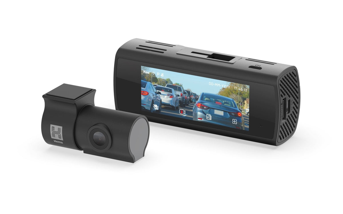 HM-DVR22 Dual Channel Dash Camera with 3.2" Screen