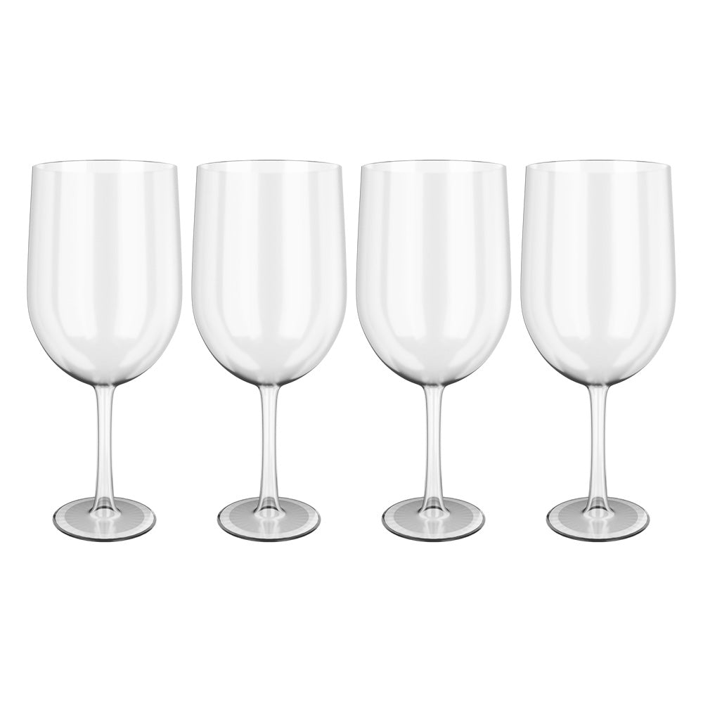 Royal Kitchenware Tritan Traditional Wine Glasses – 14oz Set of 4