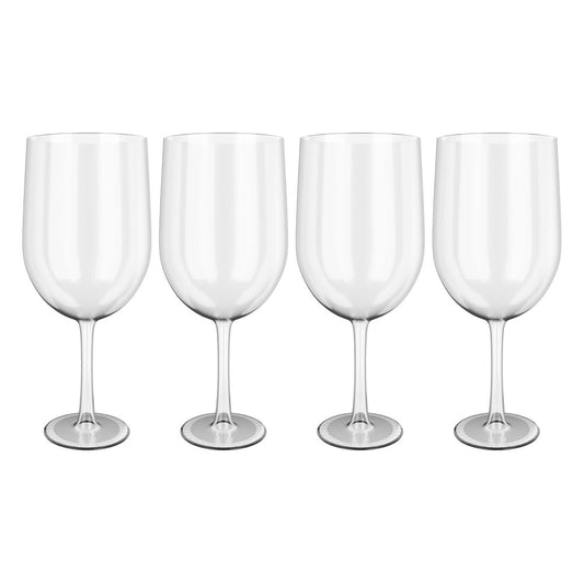 Royal Kitchenware Tritan Traditional Wine Glasses – 14oz Set of 4
