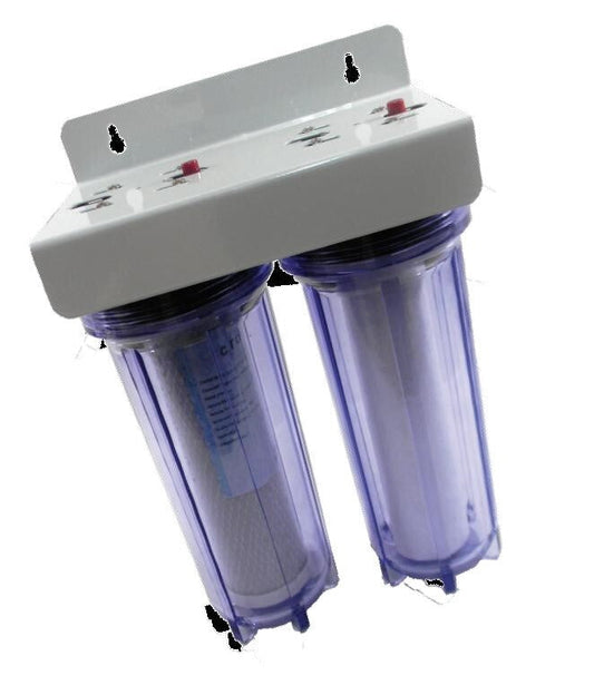 RV FLOMASTER Twin Water Filter Housing