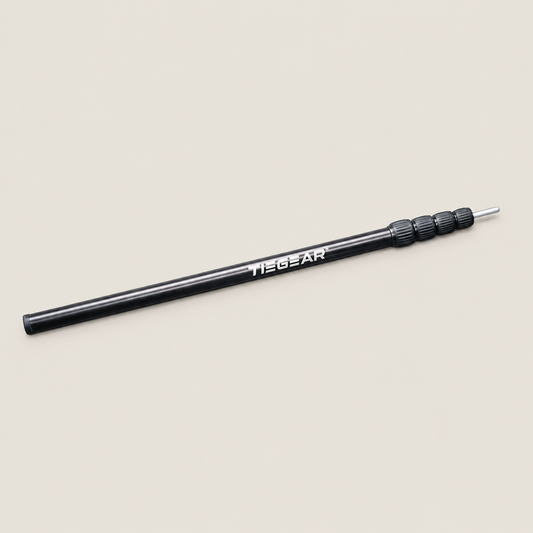 TIEGEAR AXIS POLE on warm stone background