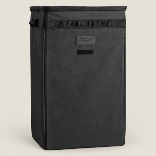 TIEGEAR BIN BAG on warm stone background