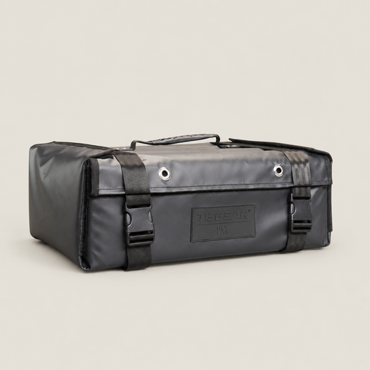 TIEGEAR CANTINA COMPACT on warm stone background