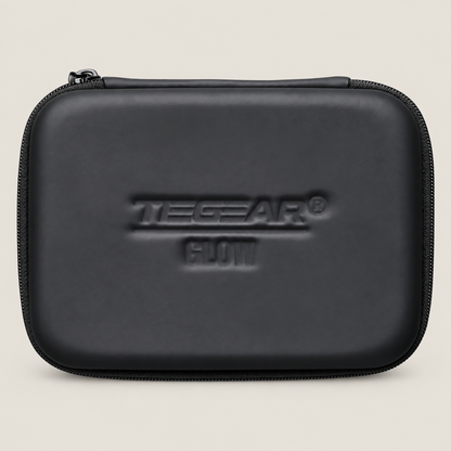 TIEGEAR Glow Pax on warm light stone background